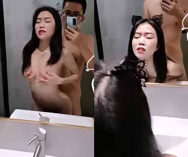 La chienne a son propre corps